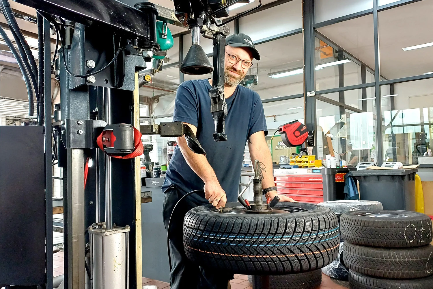 Auswuchten von Rädern bei der Werkstatt Reifenwechsel Dörfelt GmbH in Zwickau